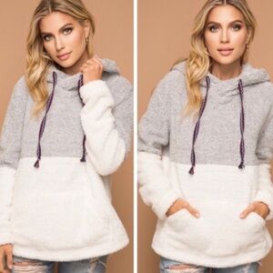 🆕Soft fluffy plush hoodie